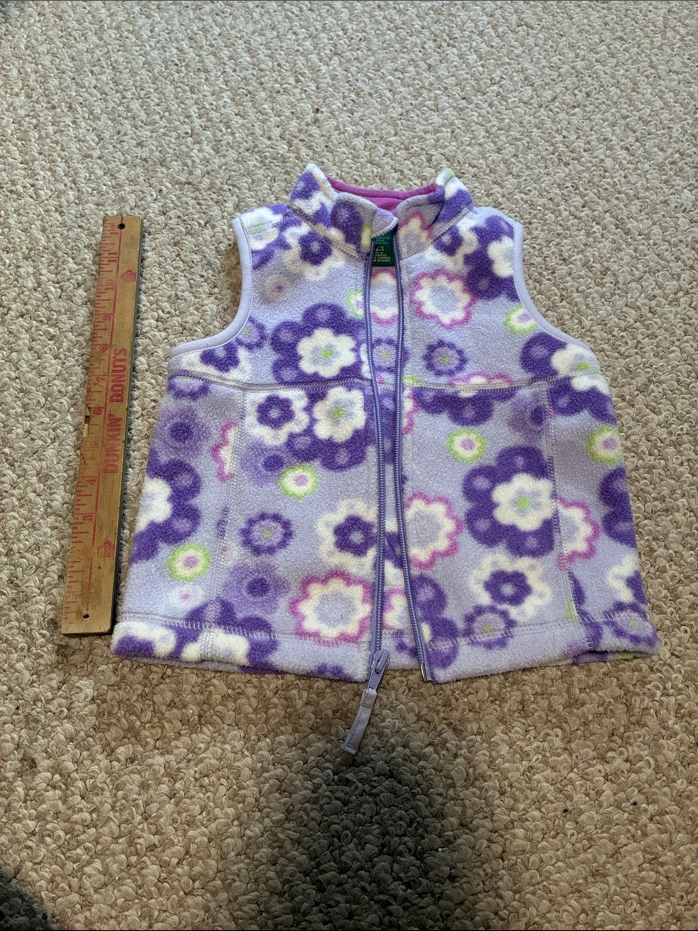 LL Bean Girls Fleece Vest